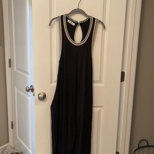 Sleeveless jersey romper